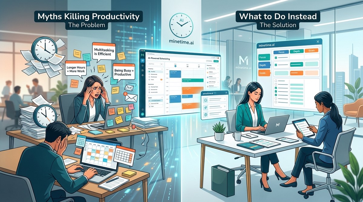 5 Time Management Myths That Are Killing Your Productivity (And What to Do Instead)