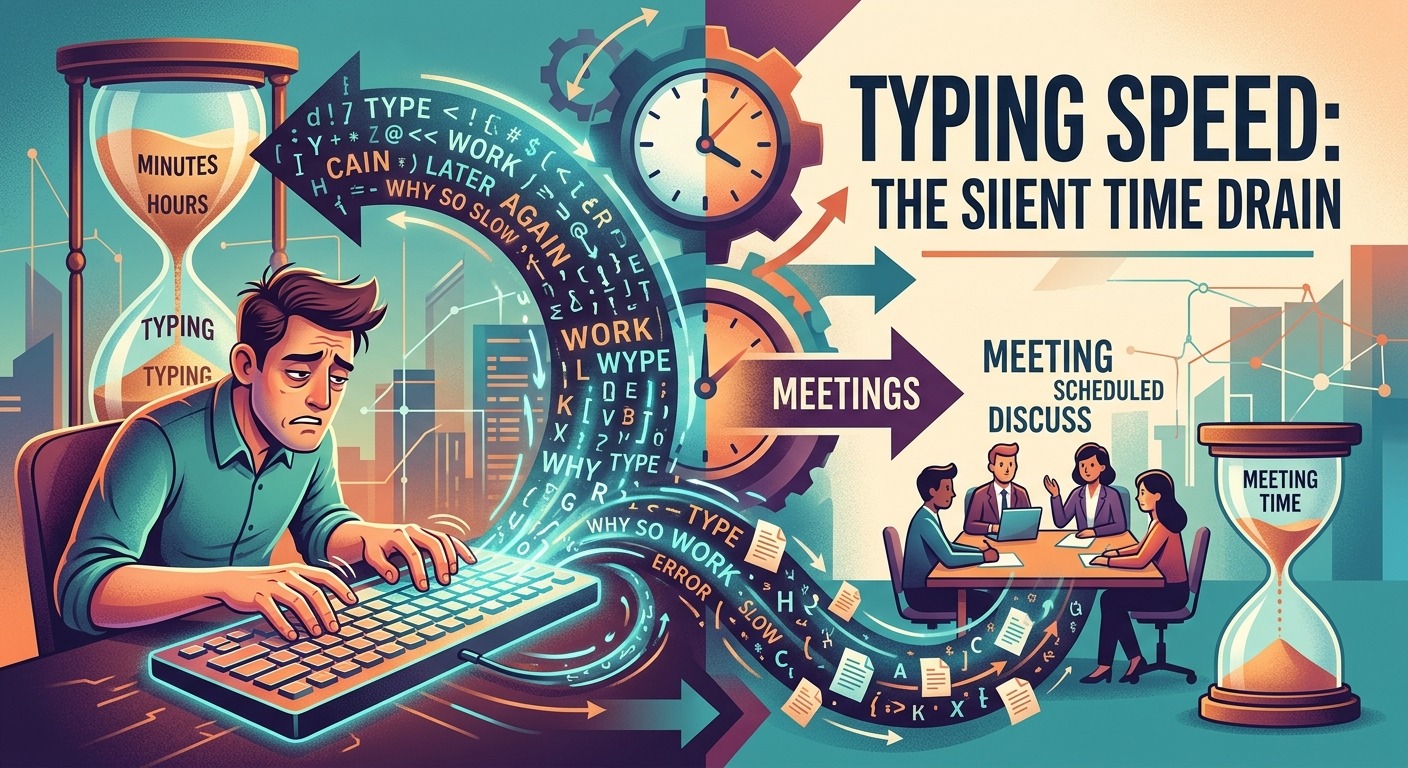Why Your Typing Speed Is a Bigger Time Drain Than Your Meetings